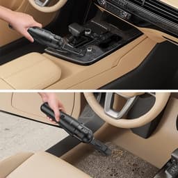 Draagbare Stofzuiger - Kleine Schoonmaker - Auto Interieur Reinigen - Ultra Krachtig - 1000 Gram - Zwart — thumbnail 2