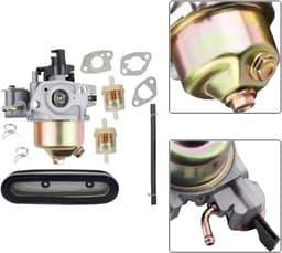 Grasmaaier Carburateur - Brandstofmixer Vervanging - Motor Onderhoud - Stabiele Brandstofmix - 18 x 13 x 8 cm - Zilver — thumbnail 4