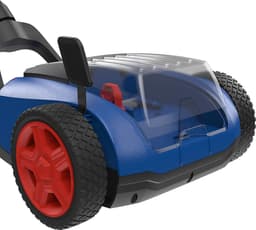 Accu Grasmaaier - Eenhandsmaaier - Kleine tuinen - Borstelloze motor - 21 cm snijbreedte - Blauw zwart — thumbnail 4