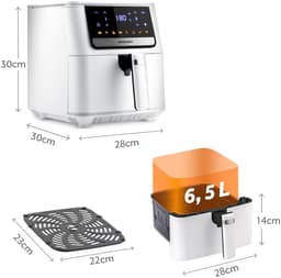 Berdsen BD-662 Serie - Airfryer - 1700W - 6,5L - Wit — thumbnail 5
