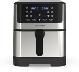 Heteluchtfriteuse - Airfryer - Gezond Koken - 8 Liter Capaciteit - 1800 Watt - Zwart — thumbnail 1