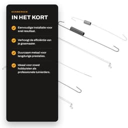 Dailygoods- Gasklepveer Set - 2x Terugstelveer - 2x Veer voor Snelheidsregeling - Voor GX140/GX160 - Metaal - Slijtvast - Motoronderdeel — thumbnail 3