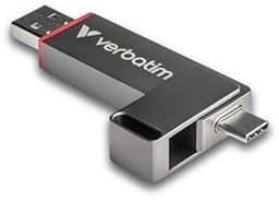 Externe SSD Stick - Snelle Geheugenstick - Bestanden Overzetten - Dubbele USB Connectoren - 1 TB - Zwart — thumbnail 4