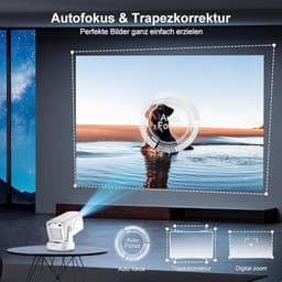 4K Smart Mini Beamer met WiFi 6 en Bluetooth 5.4 — thumbnail 5