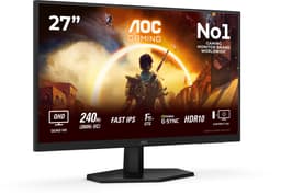 AOC Q27G42ZE - QHD IPS Gaming Monitor - G-Sync Compatible - 27 inch - 240Hz — thumbnail 6