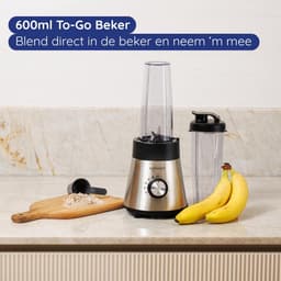 Krachtige Keukenblender met Glaskan, Smoothie Maker en Koffiemolen — thumbnail 3