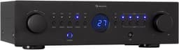 Auna Versterker, HiFi Stereo Mini Versterker, HiFi-versterker met Bass- en Treble-regelaar, 4-kanaals Audioversterker, Stereo Versterker & Luidsprekers met Afstandsbediening & AUX-ingang, AV-receiver - Amplifier - 100W - voor PA - Bluetooth MP3 — thumbnail 1