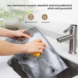 Set van 3 Herbruikbare Grillmatten met Antiaanbaklaag, 42 x 36 cm, Perfect voor BBQ, Gas- en Houtskoolgrills, Oven en Koken — thumbnail 2