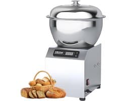 Spiraalmenger - Deegmaker - Bakken en Mengen - Dubbele rotatie functie - 8 Kilogram capaciteit - Zilver
