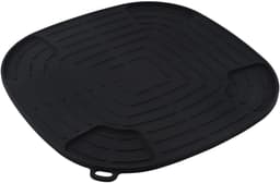 Geschikte siliconen hittebestendige mat voor de NJ Crispi airfryer, met hittebestendig ontwerp ter bescherming van het aanrecht (zwart). — thumbnail 1