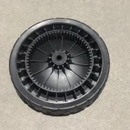 Grasmaaier Wielen - Reserveonderdelen Gazon - Gazononderhoud Verbeteren - 63 Tanden Mechanisme - Set van 4 - Zwart — thumbnail 2