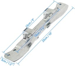 SVGCommerce - Deurrichting Hinge - Onderdeel voor wasmachine - Geschikt voor droger - Hoogwaardige kwaliteit - Betrouwbaar en stevig - Voor W10208415 — thumbnail 3