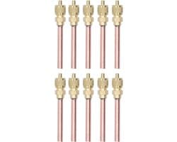 Set van 10 HVAC Vulkleppen voor Airconditioning - Geschikt voor R22, R12 en R134 Gassen