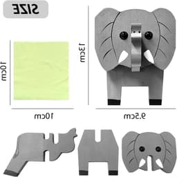 Creatieve Houten Brilhouder in Olifantenvorm voor Zonnebrillen en Optische Brillen, Perfecte Decoratie voor Thuis en Kantoor — thumbnail 5
