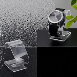 2 Stuks Horloge Stand, Transparante Horloge Houder voor Armbanden, Acryl Horloge Display Rack, Duidelijke Organiser voor Mannen en Vaderdag Decoratie — thumbnail 4
