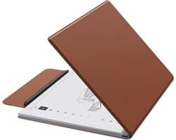 Ultra-dunne magnetische tabletcase voor 10.3 inch Remarkable 2, met brede penbescherming en sluiting, beschermhoes in bruin voor optimale bescherming en stijl