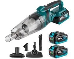 Yofidra Accu Steelstofzuiger - 10 kPa Steelstofzuiger - met 2x Accu’s - Kruimeldief - 0.75L Stofbak -Voor Huisdieren, Vloeren, Carpets, Auto