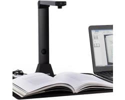 Document Camera Scanner - Digitizer Boek - Documenten Digitaliseren - OCR Tekstherkenning - Max A3 - Zwart