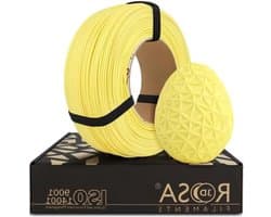 PLA Filament - 3D Printmateriaal - Creatief Ontwerpen - Zachte pastelkleuren - 175 mm 1 kg - Geel