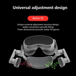 ONF3 - VR-hoofdtelefoon - 4 - Comfortabele draaibare geleiders - Standaard - Stereo VR-gaming-hoofdtelefoon - Geschikt voor films en videog... — thumbnail 3