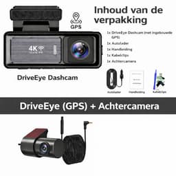 Driveeye Dashcam 4K met WIFI - GPS - Botsdetectie — thumbnail 3