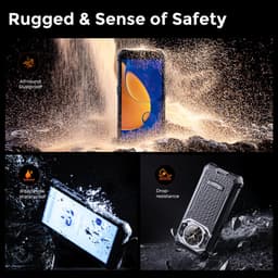 Fossibot F101 Pro Robuuste Smartphone - Dual SIM - Robuuste telefoon -5,45-inch HD+ 18:9 - 8GB + 128GB opslag - Uitbreidbaar geheugen tot 1TB - Android 13 Ultralange standby-tijd - 8MP frontcamera + 24MP achtercamera — thumbnail 2
