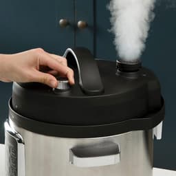 YOR® Multicooker - Multicookers - Zilver/Zwart - ‎34cm x 34cm x 31cm — thumbnail 3