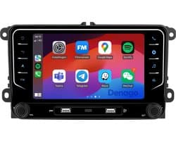 CarPlay autoradio geschikt voor Volkswagen Polo | 2009 t/m 2013 | Android 13 | Draadloos Apple CarPlay & Android Auto | 2GB + 32GB | Denago DNG-3819-P | 2025 model | 2009 2010 2011 2012 2013 | Bluetooth & Wifi