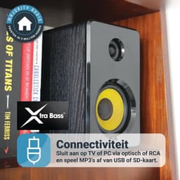 MRKK® Boekenplank Speakers – HiFi Speakers – Stereo Speakers — thumbnail 3