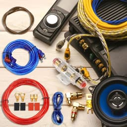 OUYLAF Kabelset Auto Versterker - audio kabel - 20 mm² audiokabelset - netsnoer - Subwoofer Kabelset Auto - auto-onderdelen - voor de meeste auto's — thumbnail 3