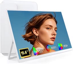 DnA® Professionele Portable Monitor - USB-C - 15.6 Inch - Draagbare Monitor - Portable Monitor Voor Laptop - Wit - 36cm x 21cm x 1cm — thumbnail 1