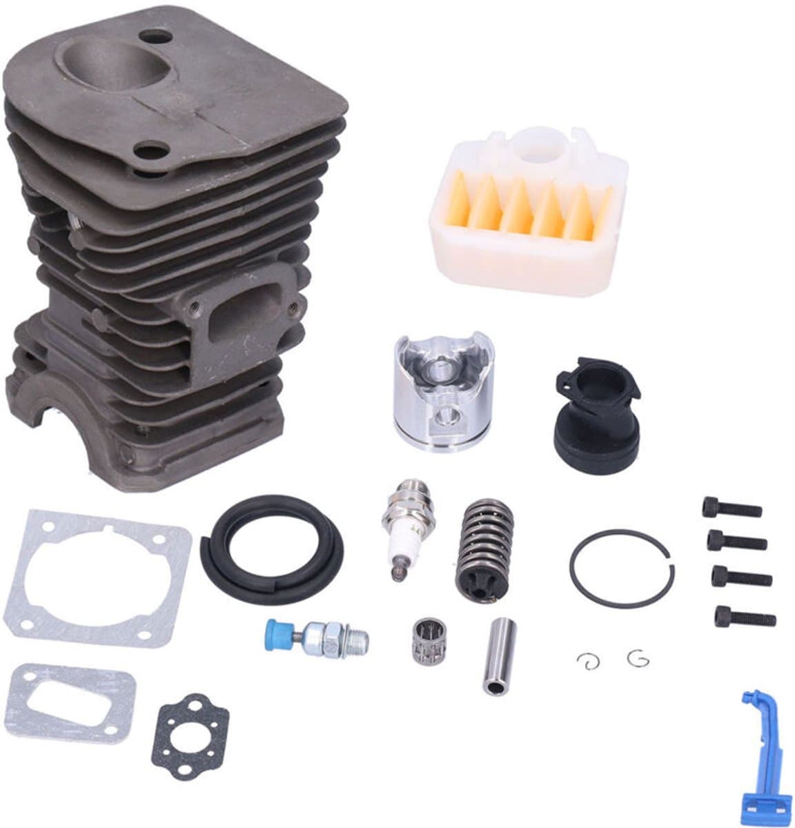 Zuiger- en cilinderkits geschikt voor HUSQVARNA 340, 345 en 350 – 40 mm luchtfilter – slijtvast – hoge prestaties — afbeelding 1