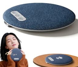 Nieuwe Geüpgrade Draadloze Onder-Kussen Speaker Bluetooth – Slaap Geluidsmachine met Witte Ruis, Slaaphulp, White Noise Machine, 30/60/90 Min Timer voor Volwassenen en Kinderen - Blauw — thumbnail 2