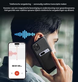 GreenMouse AI Voice Recorder 64GB – Slimme Spraakrecorder met Transcriptie, Vertaling & Samenvatting — thumbnail 4
