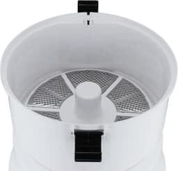 Elektrische Aardappelschilmachine - Groente Fruitschiller - Snel Schillen - 85W Motor Transparant Deksel - 0.8 kg Capaciteit - Wit — thumbnail 5