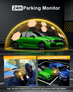 Auto Camera - Rijrecorder - Veilig Rijden - 4K Nachtzicht - 64GB Inclusief - Zwart — thumbnail 4