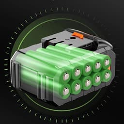 Elektrische Grasmaaier - Draadloos Tuingereedschap - Gazon Onderhoud - Lichtgewicht Ontwerp - 89 cm Lengte - Zwart — thumbnail 3