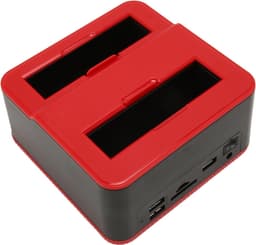 Externe Harde Schijf Dock - Docking Station - Data Kopiëren - Offline Klonen - 2x 8TB - Zwart — thumbnail 4