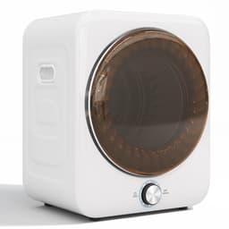 Mini Trommeldroger 3 Kg - 1350W Afvoerdroger Met 8 Programma's, NTC Sensor, Wandmontage - Wit — thumbnail 4