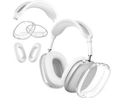 Duurzame en Transparante Oorbescherming voor Hoofdtelefoons, Anti-Kras TPU Case, Accessoires voor AirPods Max en Vergelijkbare Modellen