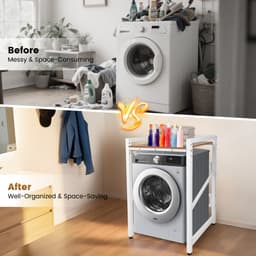 Jently wasmachine verhoger - opbergrek wasmachine - verstelbaar in hoogte - 350 kg - voor wasmachine/droger — thumbnail 5
