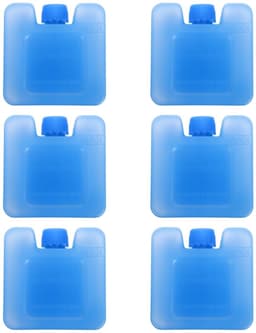 Dailygoods - Dailygoody - Airconditioning Koeler - Draagbare IJsblokjeshouder - Compact en Licht - Sky-Blue - Herbruikbare IJsdozen - Ideaal voor Zomer - 6 Stuks — thumbnail 1