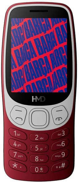HMD Barca Serie - Klassieke Mobiele Telefoon - FC Barcelona Thema - 2.4 inch - Rood — thumbnail 1