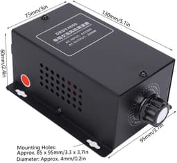 Allecto - Motor Snelheidscontroller - Traploze Regeling - Geschikt voor Plafondventilators - AC 220V - Energiezuinig - Betrouwbare Prestaties - Ide... — thumbnail 4