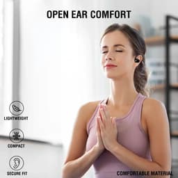 4smarts OWS SkyBuds Draadloze Oordopjes 5.4 Bluetooth Oortjes met Oorhaken Zwart — thumbnail 4