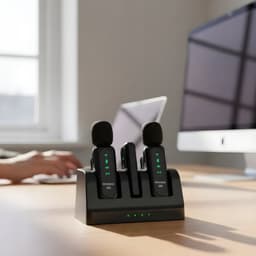 Draadloze dasspeldmicrofoon – Slimme microfoon met ruisonderdrukking voor livestreaming en video-opnames (model J20) - Microfoon Draadloos - Dasspeld Microfoon Draadloos - Microfoon Bluetooth - Geschikt Voor Alle Telefoons — thumbnail 2