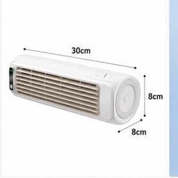 Bobypet - Premium Aircooler Muurmontage - Zonder Boren Ventilator - Energiezuinige Koeler met Drie Snelheden - Draagbare Mobiele Airco Cooler voor Slaapkamer, Keuken en Badkamer - Compacte Wandventilator met Geavanceerde Waterkoeling - wit — thumbnail 5