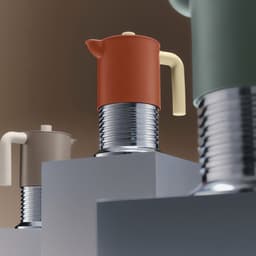 Alessi Vite Percolator - 6 kops - Grijs - Inductie — thumbnail 2