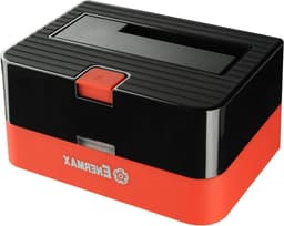 Dockingstation Harde Schijven - Externe Opslag - Data Overzetten - Universele Compatibiliteit - 16.5 cm - Zwart — thumbnail 1