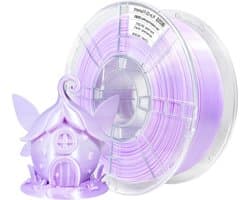 PLA+ Filament - 3D Print Materiaal - Modellen Printen - Gradiënt Kleurverloop - 1.75mm 1KG - Paars Wit